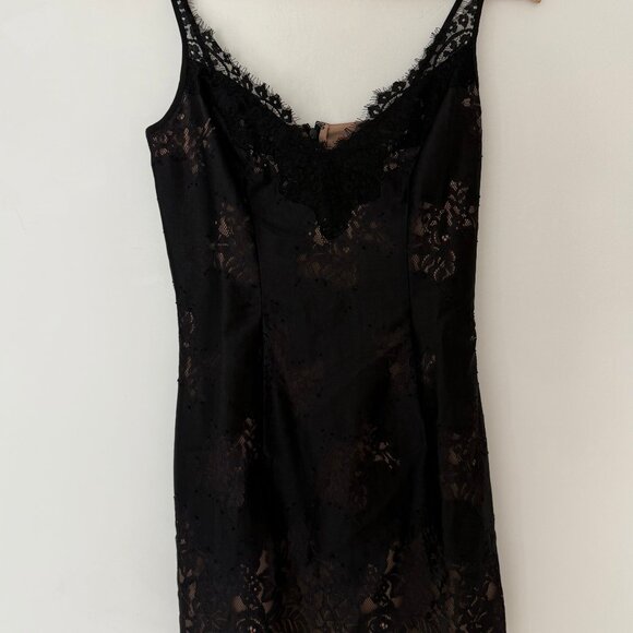 Reformation Camille Rowe Black Lace Electra Dress - NWT! - Picture 2 of 3